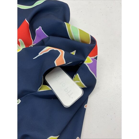 CROSBY BY MOLLIE BURCH Callaway Dress BUTTON FRONT SLEEVELESS NAVY POCKETED LG - Picture 7 of 11